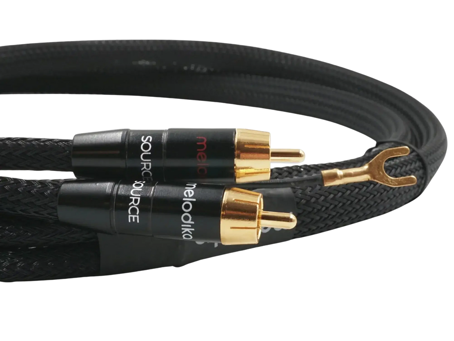 Melodika Purple Black Edition Phono Interconnect Cable - Cable
