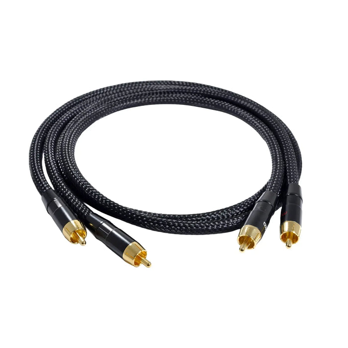 Melodika Purple Black Edition RCA Interconnect Cable - 1.0m [Pair] - Cable
