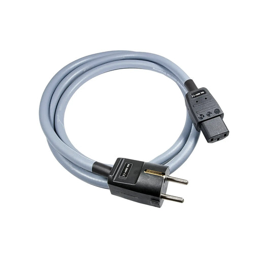 Melodika Purple ’Gunmetal Edition’ AC Power Cable - EU Schuko / C13 / 2.0m - Cable