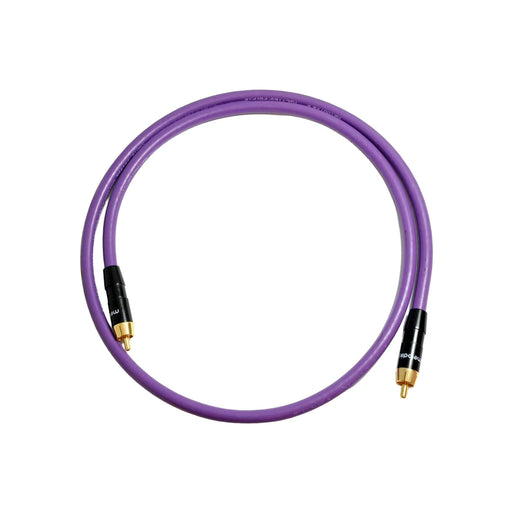 Melodika Purple RCA Interconnect Subwoofer Cable - 1.0m - Cable
