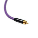 Melodika Purple RCA Interconnect Subwoofer Cable - Cable