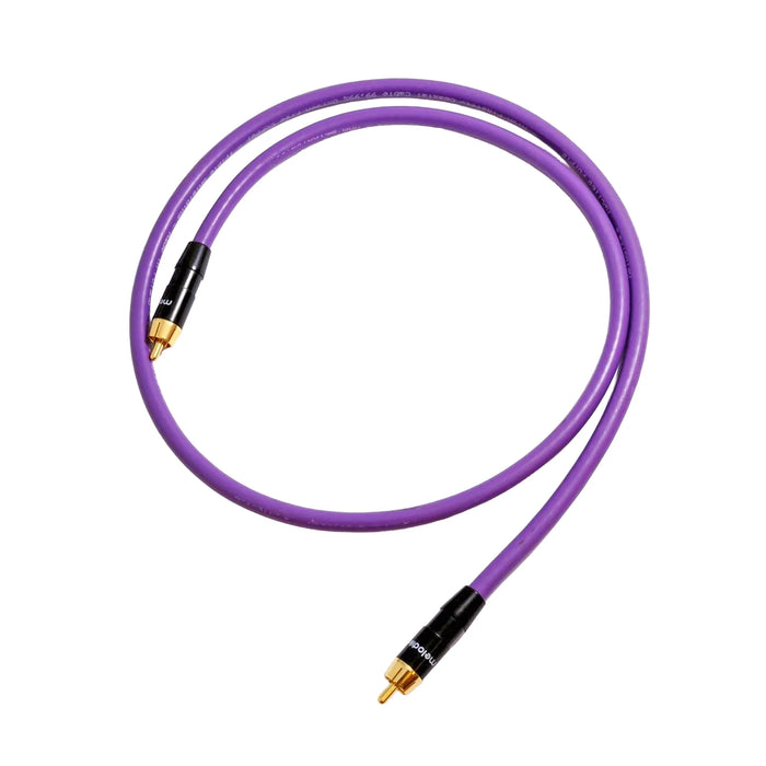 Melodika Purple RCA Interconnect Subwoofer Cable - Cable