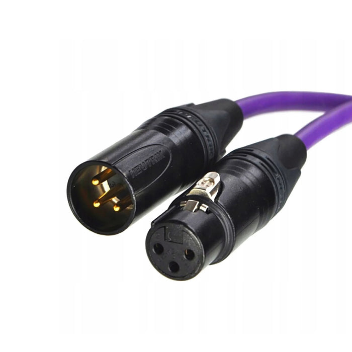 Melodika Purple XLR Interconnect Cable - 1.5m [Pair] - Cable