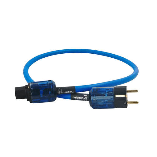 Melodika Sky Blue AC Power Cable - EU Schuko / 0.5m - Cable