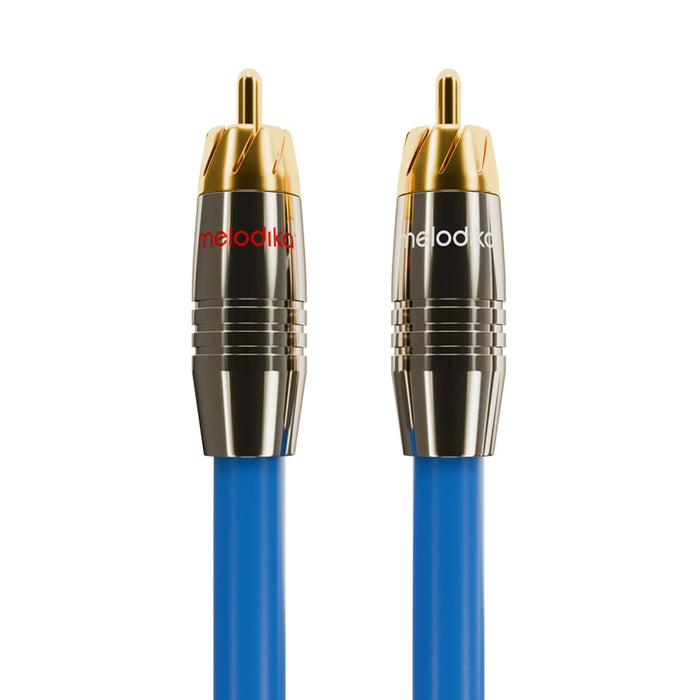 Melodika Sky Blue RCA Interconnect Cable - Cable