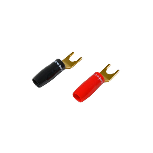 Melodika Spade Connector [Set] - 2 Pairs / 4 pcs - Home Audio Accessories
