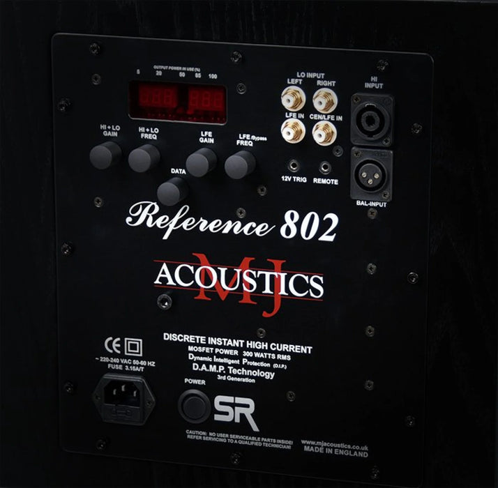 MJ Acoustics Reference 802 Subwoofer - 12inch Powered Subwoofer - The Audio Co.