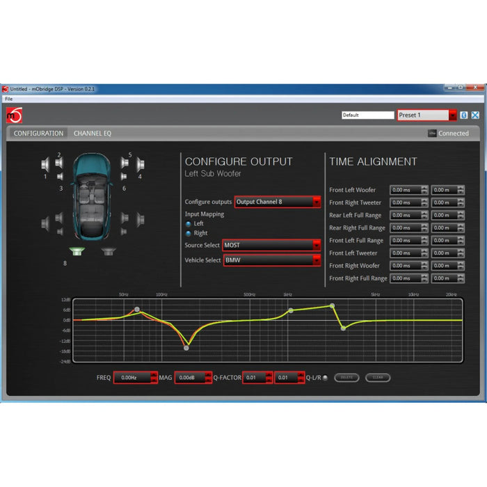 Mobridge M1000-M-DA3 DSP Professional MOST Interface - The Audio Co.