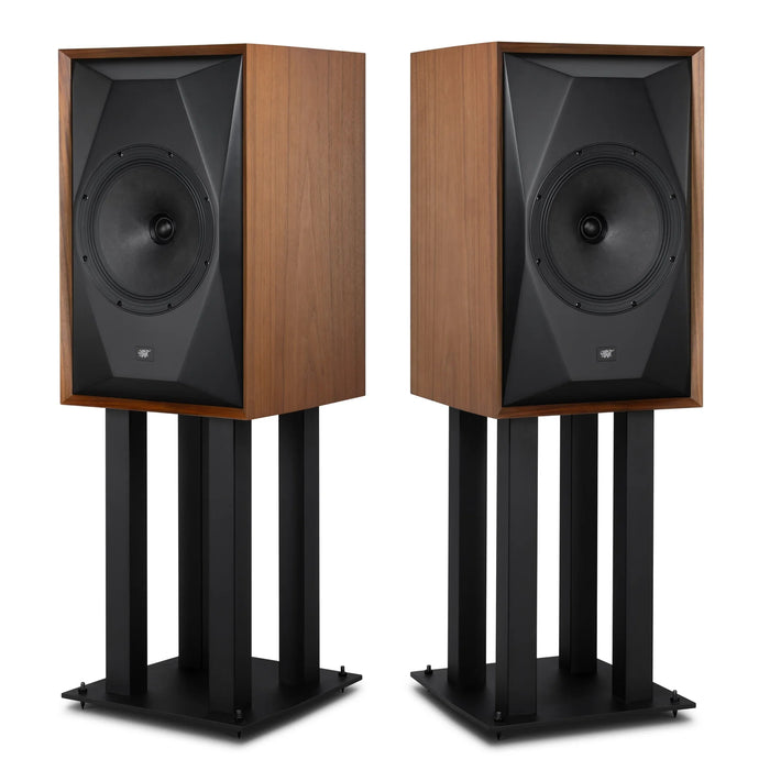 MoFi SourcePoint 10 Master Edition Bookshelf Speaker (Pair) - Walnut / With Stands - Home Speaker