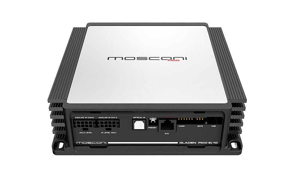 Mosconi Gladen PICO 8|10 DSP - Eight Channel DSP Amplifier - The Audio Co.