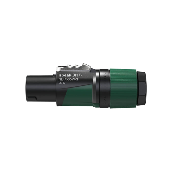 Neutrik NL4FXX-W-S speakON Cable Connector - Home Audio Accessories