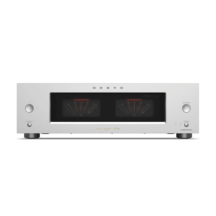 Onkyo Icon M80 Stereo Power Amplifier - Silver - Power Amplifier