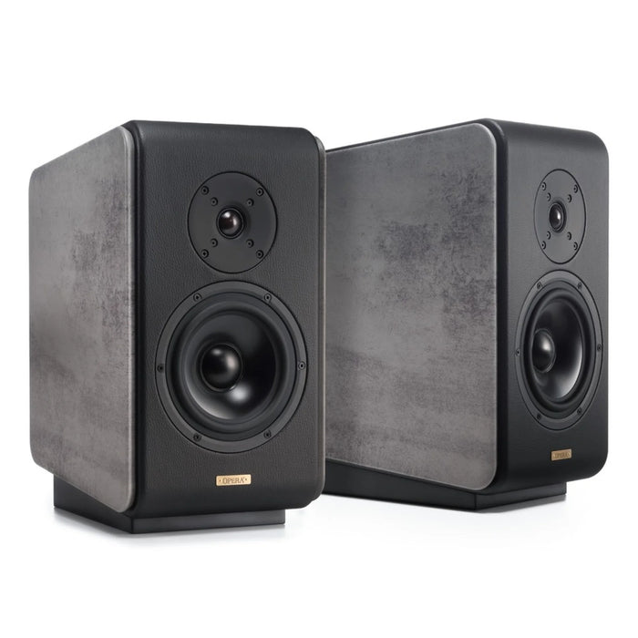 Opera Prima v2 Bookshelf Speaker (Pair) - Cement Grey - Home Speaker