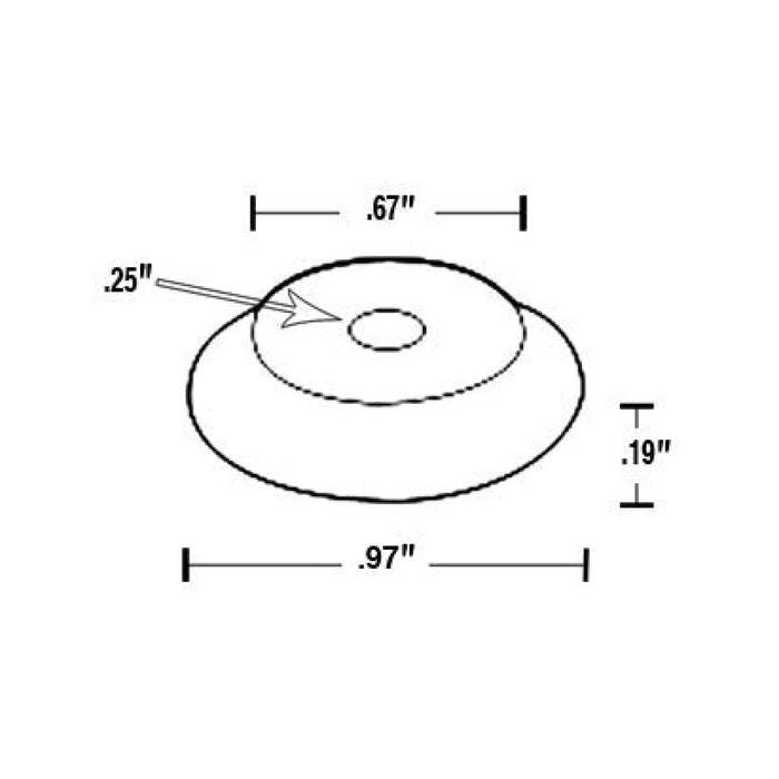 Pangea Sonic Saucers Large 1inch Isolation Discs - The Audio Co.