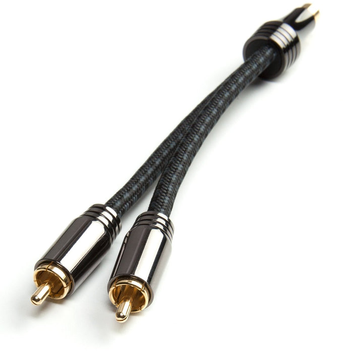 Pangea Xtreme Flexible Y Adapter RCA Interconnect Cable - The Audio Co.