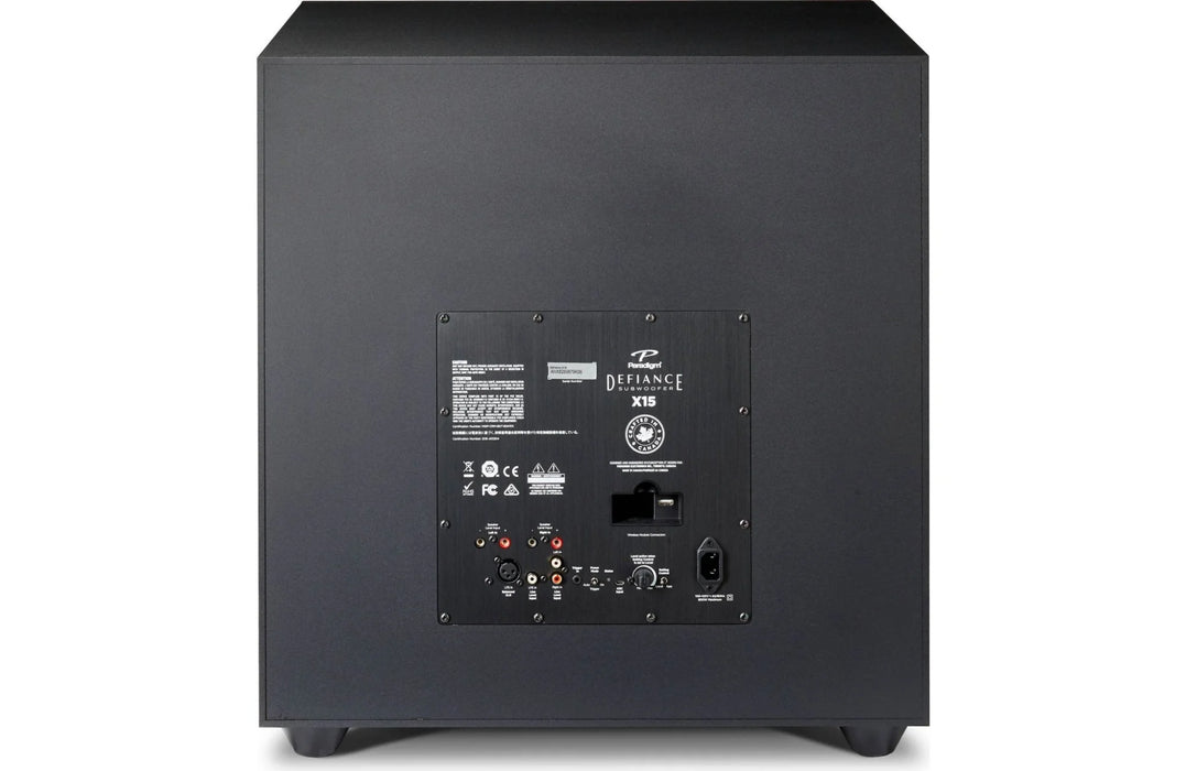 Paradigm Defiance X15 - 15inch Powered Subwoofer - The Audio Co.