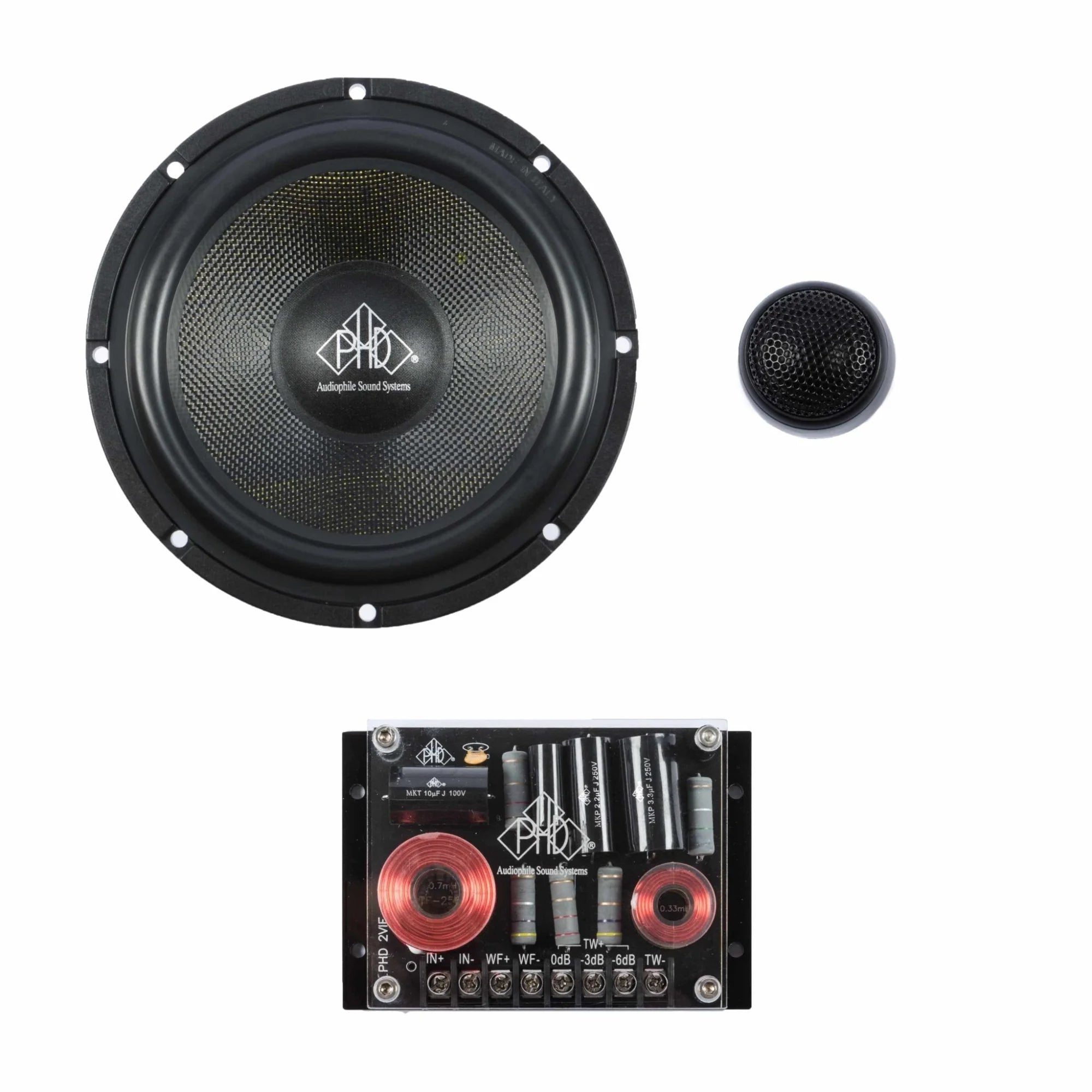 PHD Audiophile FB 6.1 KIT PRO - 6.5inch 2way Component — The Audio Co
