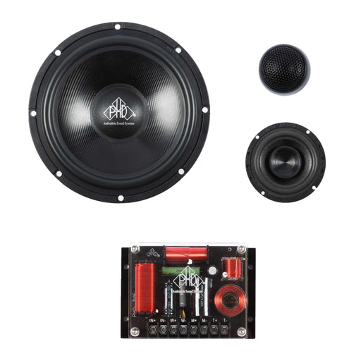 PHD Audiophile FB 6.2 KIT - 6.5inch 3way Component Speaker Set - The Audio Co.