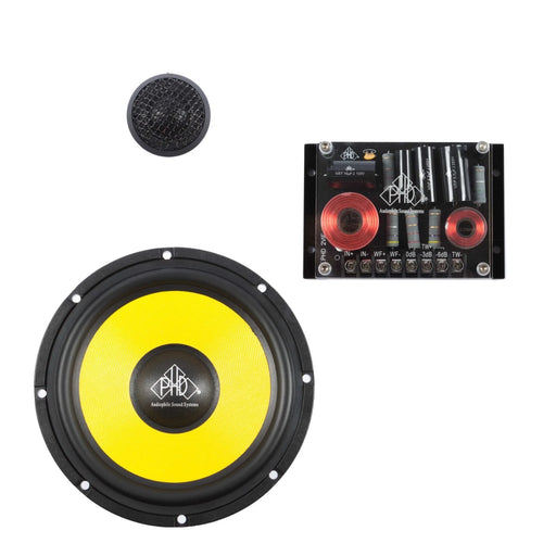 PHD Audiophile STUDIO 6.1 KIT - 6.5inch 2way Component Speaker Set - The Audio Co.