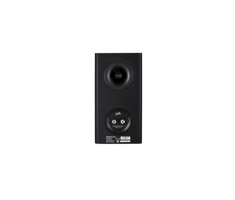 Polk Reserve R100 Bookshelf Speaker (Pair) - Black - Home Speaker