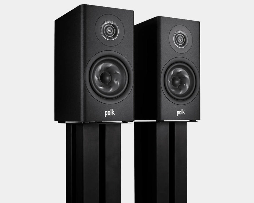 Polk Reserve R100 Bookshelf Speaker (Pair) - Black - Home Speaker