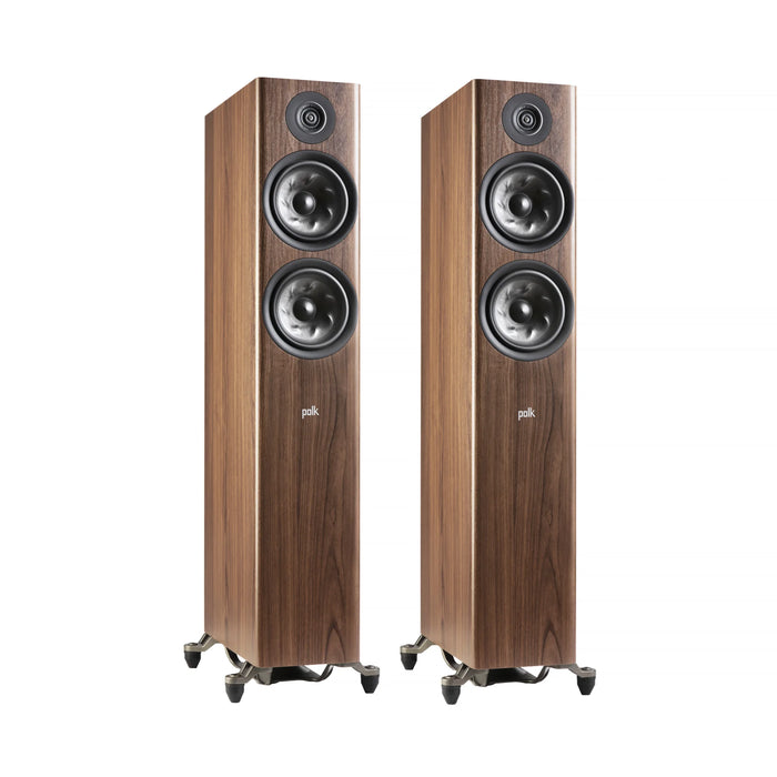 Polk Reserve R600 Floorstanding Speaker (Pair) - Brown - Home Speaker