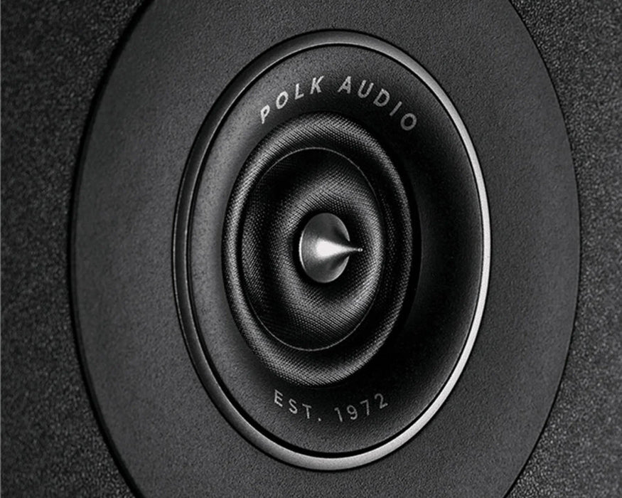 Polk Reserve R100 Bookshelf Speaker (Pair) - Black - Home Speaker