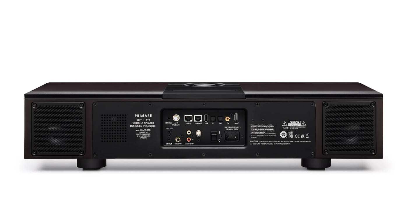 Primare Allt-i-Ett All-in-One Wireless Streaming Speaker - Wireless Speaker