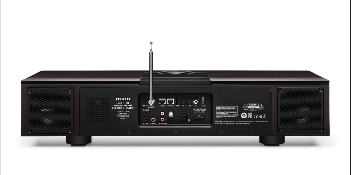 Primare Allt-i-Ett All-in-One Wireless Streaming Speaker - Wireless Speaker