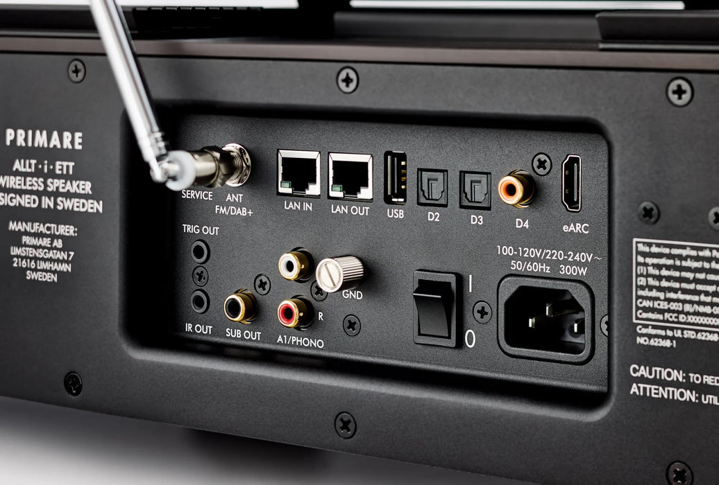 Primare Allt-i-Ett All-in-One Wireless Streaming Speaker - Wireless Speaker