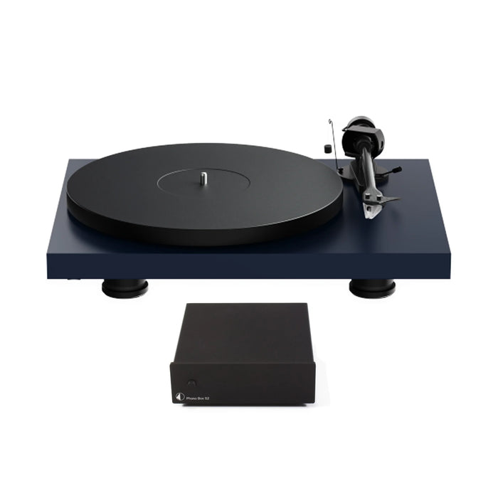 Pro-Ject Debut EVO 2 Starter Kit - Satin Blue - Turntable