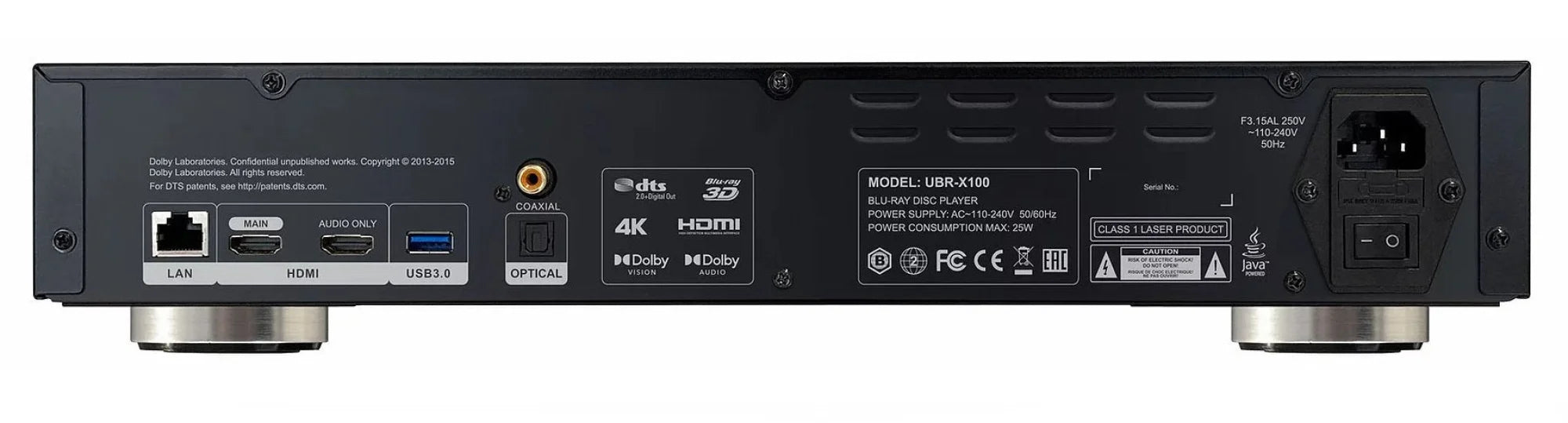 Reavon UBR X100 4K Ultra HD Dolby Vision Blu-Ray Player - The Audio Co.