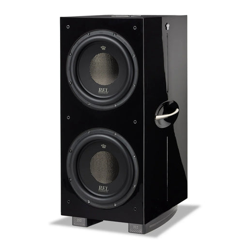 REL Acoustics 212 Black Label Dual 12inch Powered Subwoofer - Home Subwoofer