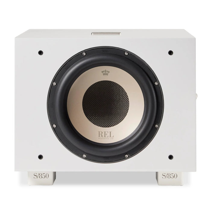 REL Acoustics S/850 12inch Powered Subwoofer - Home Subwoofer