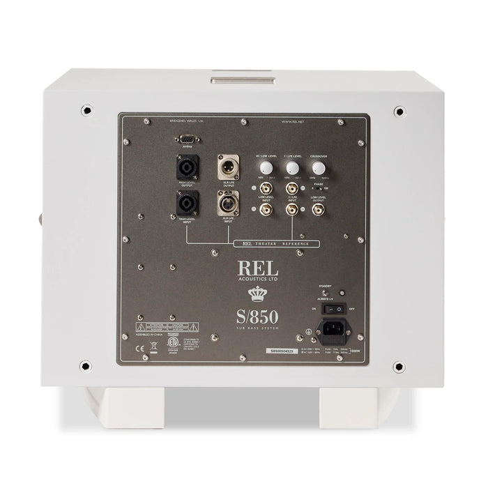 REL Acoustics S/850 12inch Powered Subwoofer - Home Subwoofer