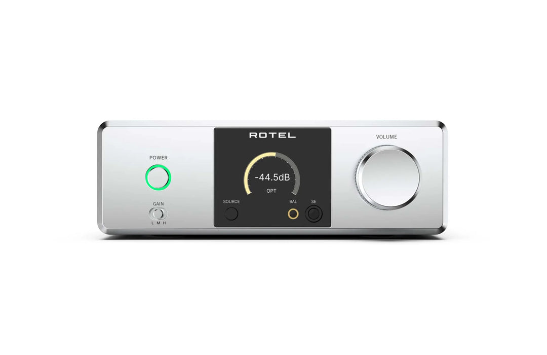 Rotel DX-3 Headphone Amplifier - Silver - Headphone Amplifier