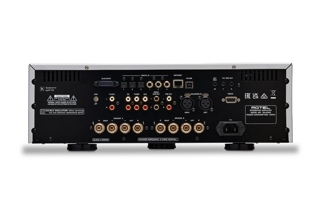 Rotel RA 6000 - Integrated Amplifier with Bluetooth & DAC - The Audio Co.