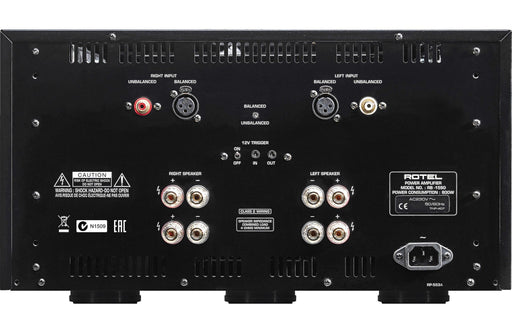 Rotel RB 1590 - Audiophile Stereo Power Amplifier - The Audio Co.