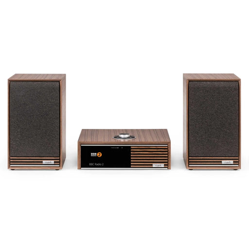 Ruark R610 R610 Music Console System Fused Walnut veneer cabinet with Walnut slat trim / Fused Walnut veneer cabinet