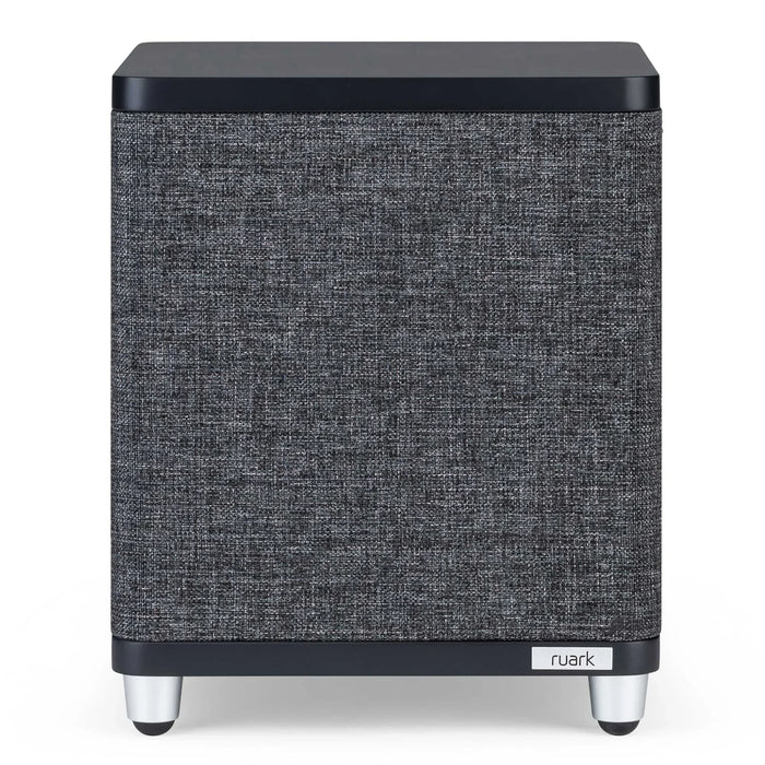 Ruark RS1 7inch Powered Subwoofer Satin Charcoal lacquer with slate grey fabric grille Home Subwoofer