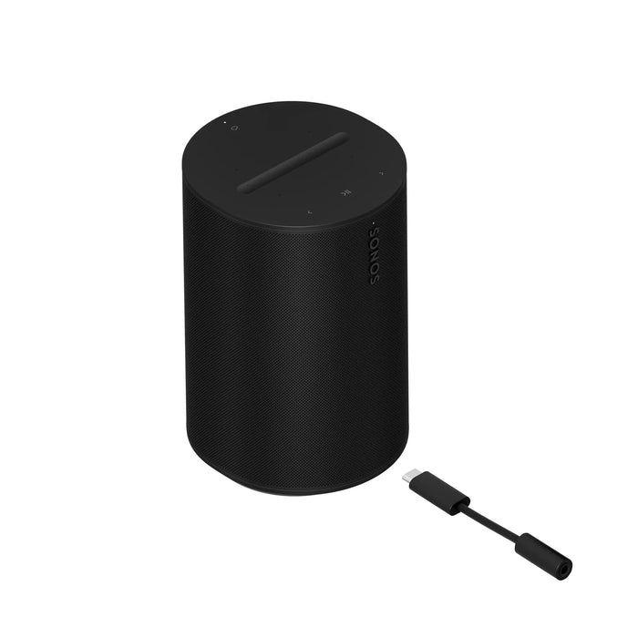 Sonos Era 100 Multiroom Wireless Speaker - Black / Single / With Line-in Adaptor - Wireless Speaker