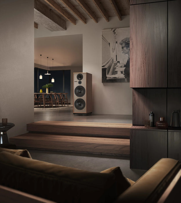 Spendor Classic 200Ti Floorstanding Speakers (Pair) Walnut with Titanium faceplate Home Speaker