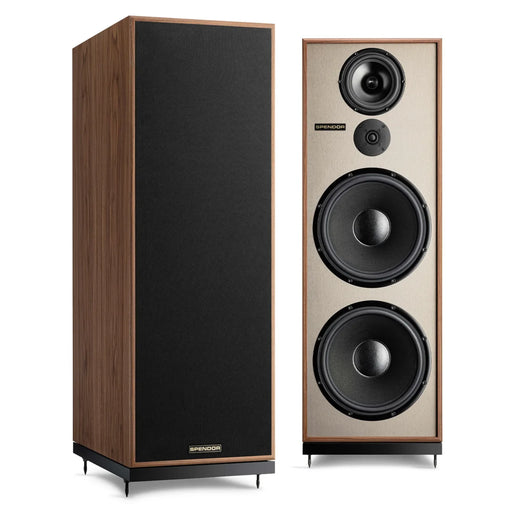 Spendor Classic 200Ti Floorstanding Speakers (Pair) Walnut with Titanium faceplate Home Speaker