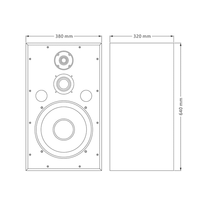 Spotless Eternal 12.3 Bookshelf Speaker (Pair) - Home Speaker