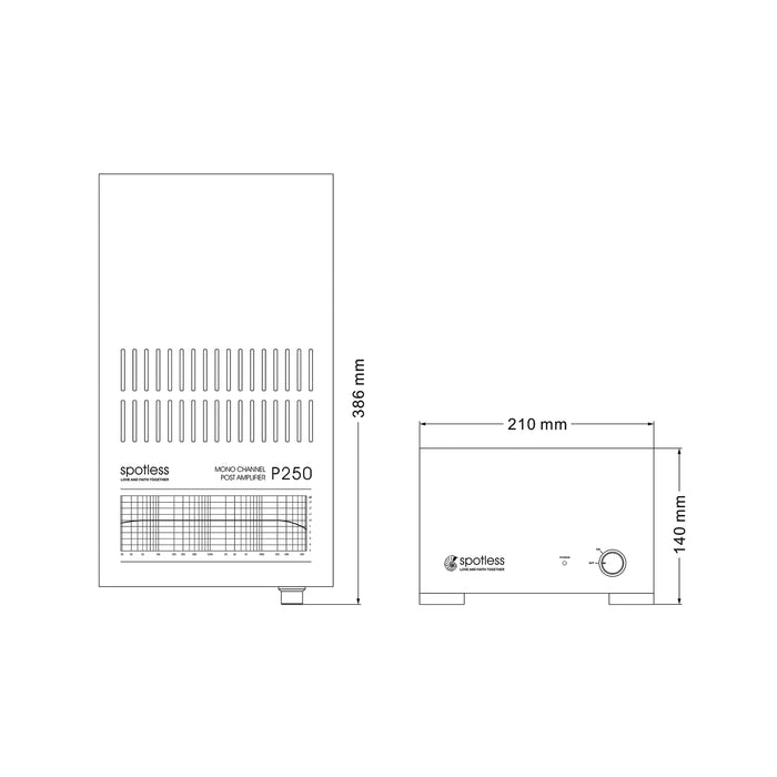 Spotless P250 Monoblock Power Amplifier - Power Amplifier