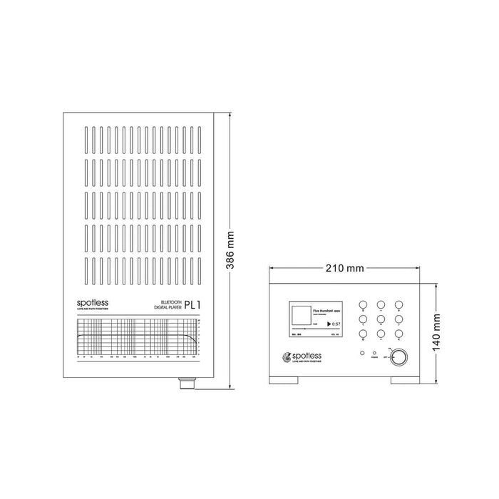 Spotless PL1 Digital Music Player - Streamer