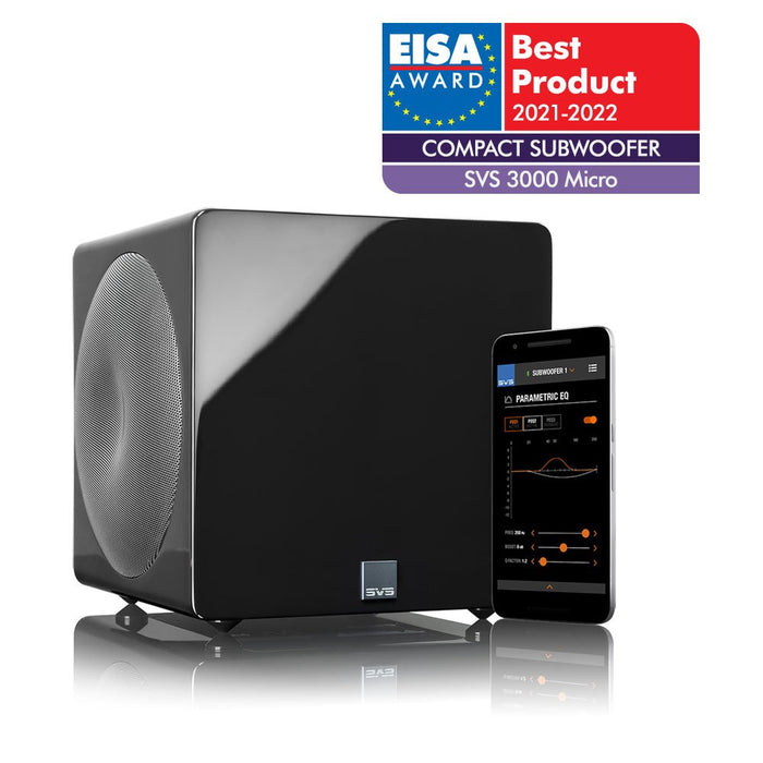 SVS 3000 Micro - 8inch Powered Subwoofer - The Audio Co.