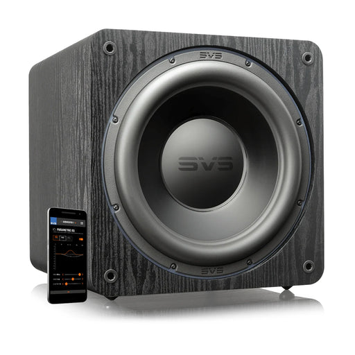 SVS SB 3000 - 13inch Powered Subwoofer - Black Ash - Home Subwoofer