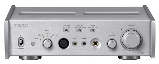 TEAC HA-507 Pure Analog Headphone Amplifier / Preamplifier - Silver - Headphone Amplifier