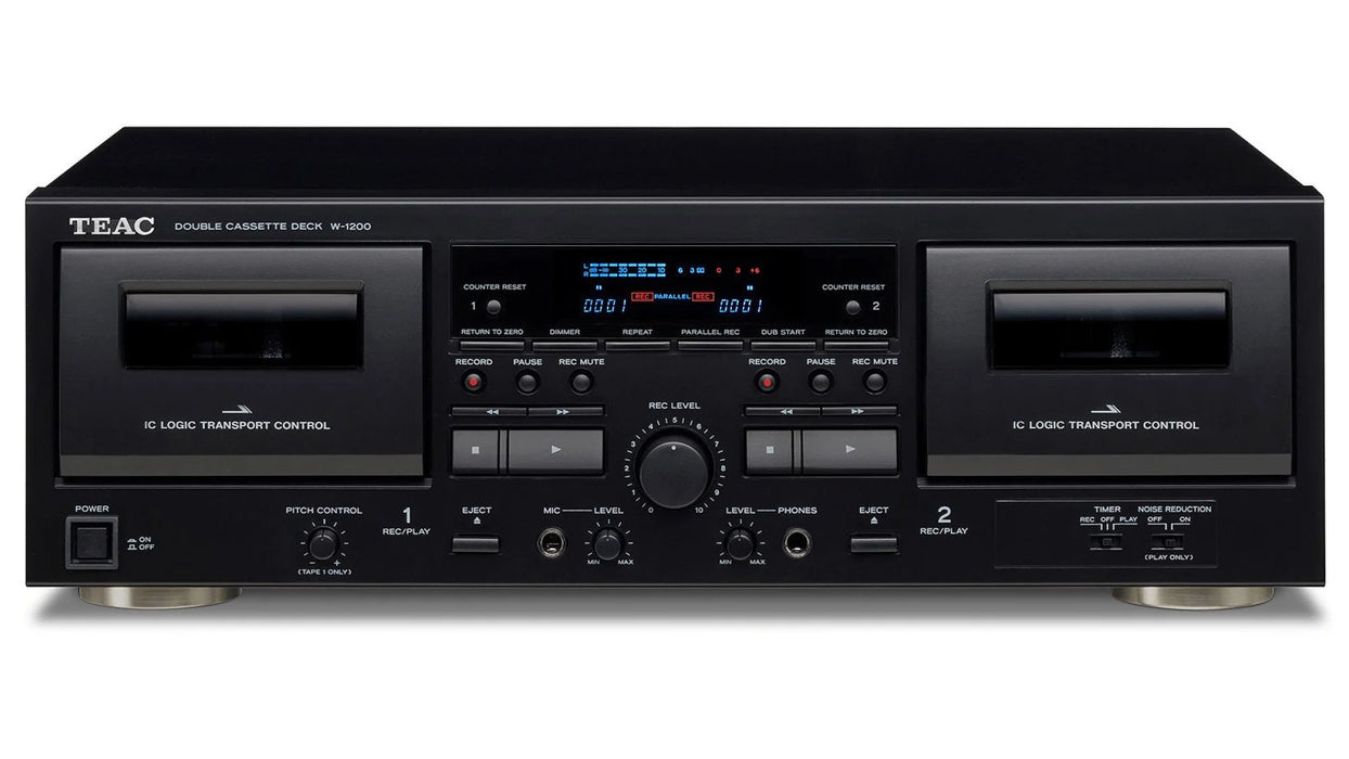 TEAC W-1200 - Double Cassette Deck - The Audio Co.